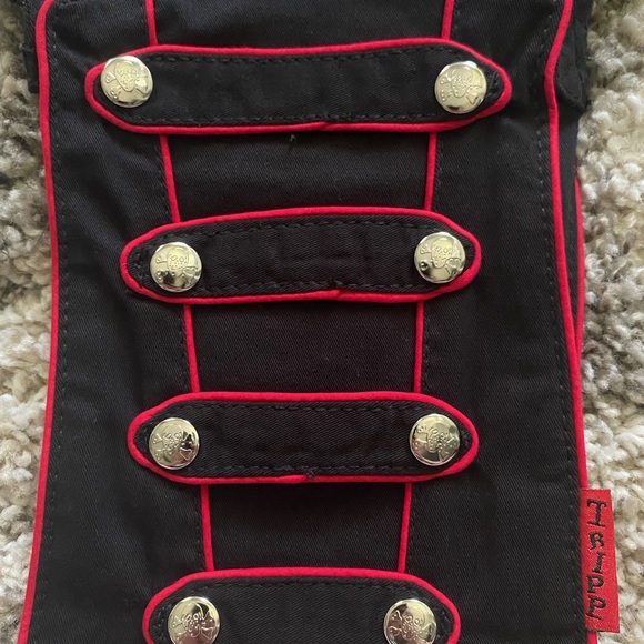 Tripp NYC | Cyber Y2K gothic grunge red band bag - Picture 5 of 10